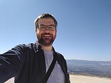 John Hosler at Kibbutz Ein-Gev in 2017