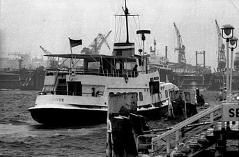 M/S Bellevue i Kiel 1970.