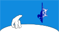 Vlag van de Frans sprekende gemeenschap van de Northwest Territories