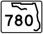 State Road 780 marker