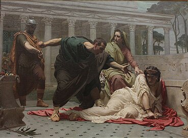'La Mort de Messaline', François Victor Eloi Biennourry, 1850