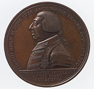 Medalha do Jubileu de Ouro de Jorge III, parte frontal