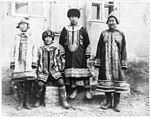Nanaihövdingar, norr om Chabarovsk 1895.