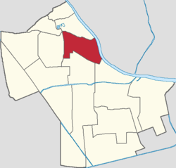 Location in Hexi District