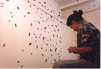 The Nymph and the Adult (Nymfa a dospělý), instalace, 2001, Artspace, Sydney, Austrálie