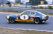 Hans Heyer 1973 with Ford Capri at the Nürburgring