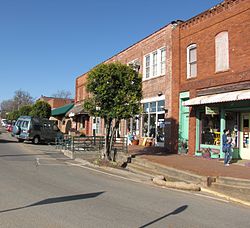 Hillsboro Street in downtown Pittsboro