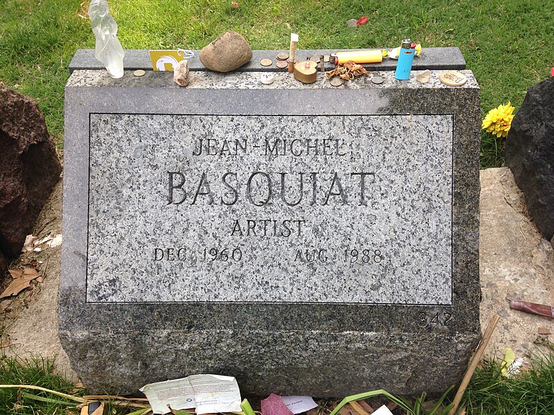 파일:Jean-Michel Basquiat - grave.jpg