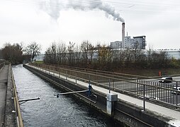 Kanalbrücke über die Autobahn