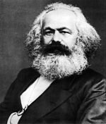 Karl Marx posits that a society's dominant ideology is integral to its superstructure. Karl Marx.jpg