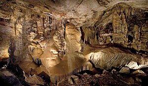 A view of the Big Room in Kartchner Caverns