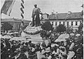 Откривање споменика Ернеу Кишу у Великом Бечкереку маја 1906. године