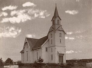 View of the old church