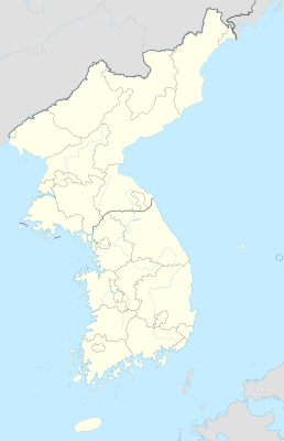 Pozíciós térkép Korea