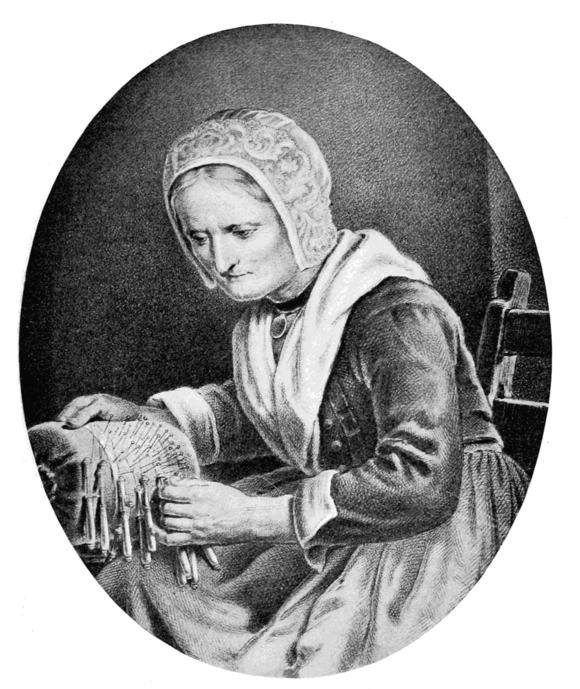 Barbara Uttmann, A. D. 1561.
