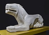 Leul din Nueva Carteya; secolul al IV-lea î.Hr.; calcar; înălțime: 60 cm; Muzeul Arheologic din Córdoba (Spania)