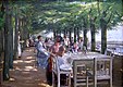 Max Liebermann, Terrasse im Restaurant Jacob in Nienstedten an der Elbe, Hamburger Kunsthalle