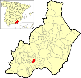 Alhama de Almería - Localizazion