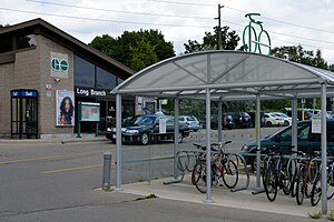 Long Branch GO Station bike rack.JPG