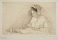 Louise Danse, Jeune fille dessinant, Royal Library of Belgium