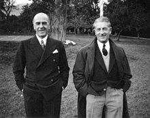 Henri Carnal et Lucien Brunel au Rosey à Rolle en 1935