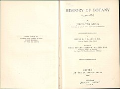 History of Botany (1530-1860)