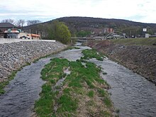 Mahoning Ceek looking upstream in Danville, Pennsylvania.jpg