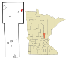 Location of Isle, Minnesota