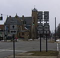 New York State Route 394/New York State Route 60 in downtown Jamestown.