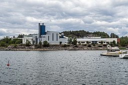 Omyas kalkförädlingsfabrik i Förby