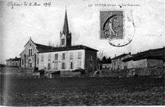 Oytier-Saint-Oblas, vue générale de Oytier en 1907