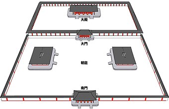 Palast in Asuka-kyō