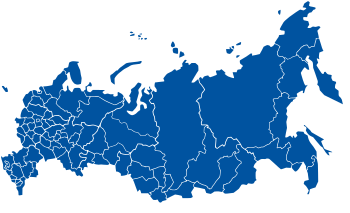 2012 election. Blue indicates a win by Putin. Russian presidential election results by federal subject, 2012.svg