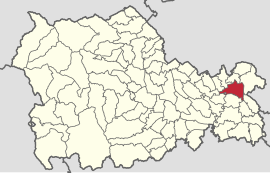 Location in Neamț County