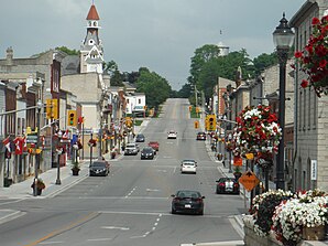 Die Queen Street im Stadtzentrum