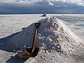 Salt pile in Argentina