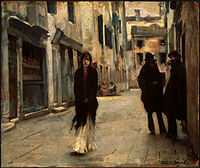 Street in Venice, c. 1882. National Gallery of Art, Washington, DC.