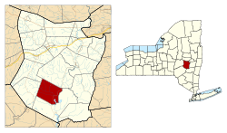 Location in Schoharie County and the state of New York.