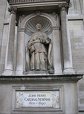 Statue Cardinal Newman, Brompton Oratory (C)