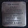 Stolperstein für Isaak Lichtenstein