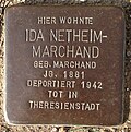 Stolperstein Höxter Ottbergen Brakeler Straße 8 Ida Netheim-Marchand