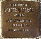 Stolperstein für Walter Lederer