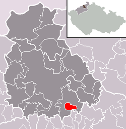 Localização de Tašov