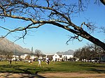 Town common (braak means "fallow land") bounded on the north by Alexander Street, on the east by Bird Street, Mill Square and the Church of the Rhenish Mission, on the south by property transferred to J. W. Palen, and on the west by Bloem Street, and the Church of the Rhenish Mission.