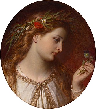 Ophelia, 1865