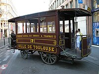 Ripert-omnibussvognen fra Toulouse, bygget i 1881.