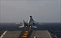 A MiG 29K takes off from INS Vikramaditya during TROPEX 2017