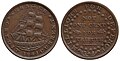 Đồng token 1 cent, Hoa Kỳ, 1841