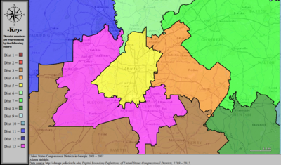 United States Congressional Districts in Georgia (metro highlight), 2007 – 2013.tif