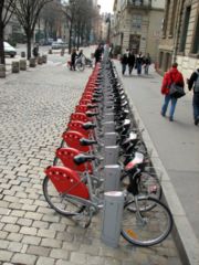 Les Vélo'v sont proposés à Lyon et Villeurbanne aux abonnés